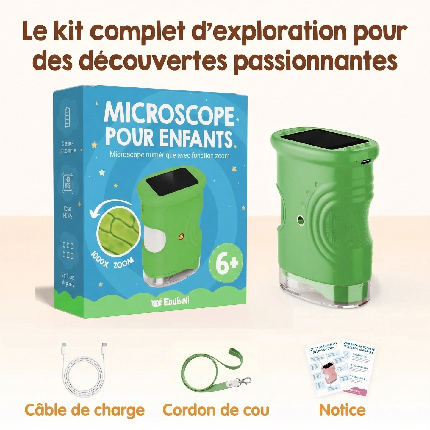Microscope d'aventure MicroKIDS®